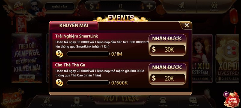 Đa dạng sự kiện ưu đãi khủng mà cổng game giành tặng cho hội viên